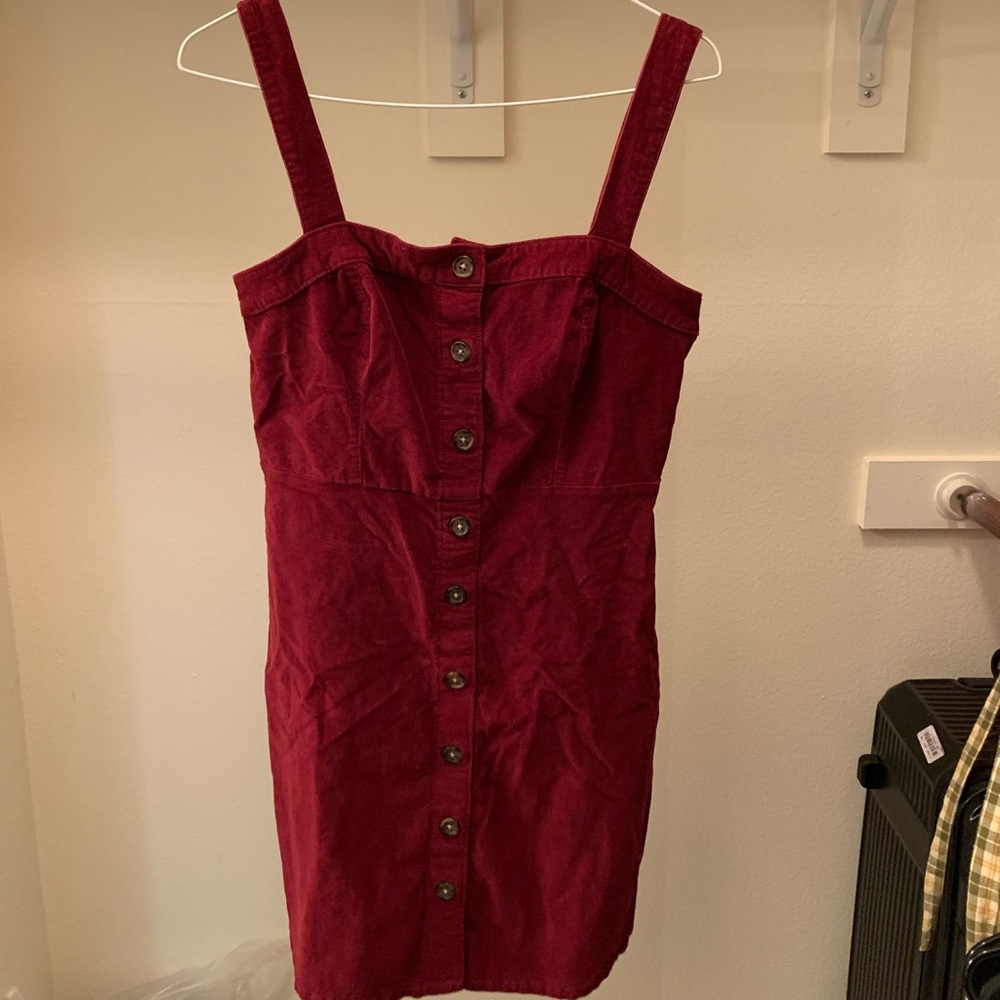 Hollister red mini dress